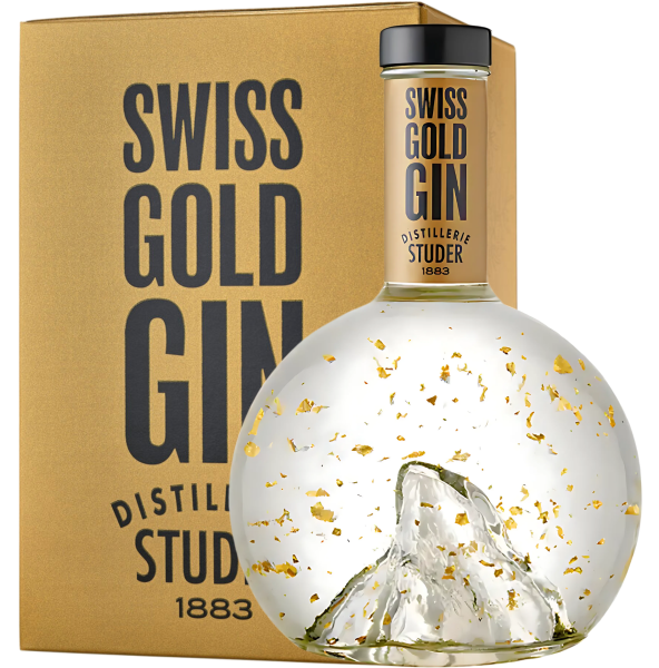 STUDER - Swiss Gold GIN mit echtem Goldflitter (24 Karat) 70cl